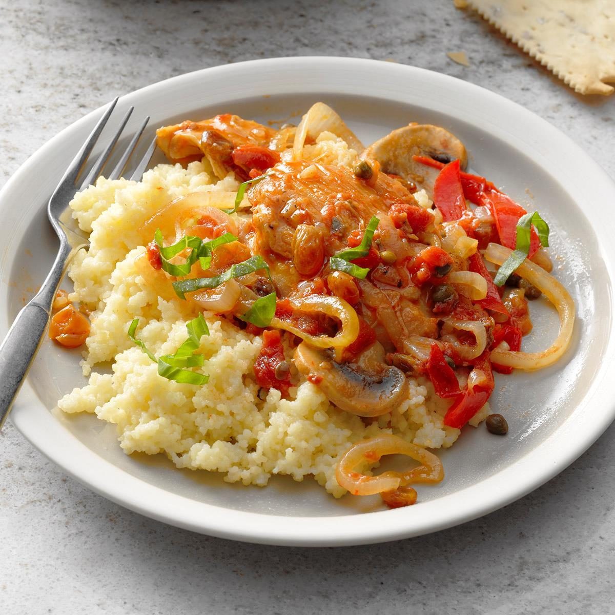 Instant Pot Chicken with Raisins and Capers