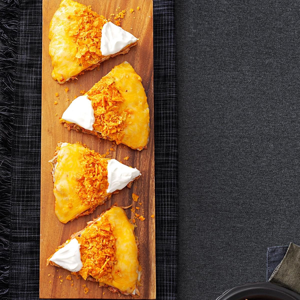 Candy Corn Quesadillas