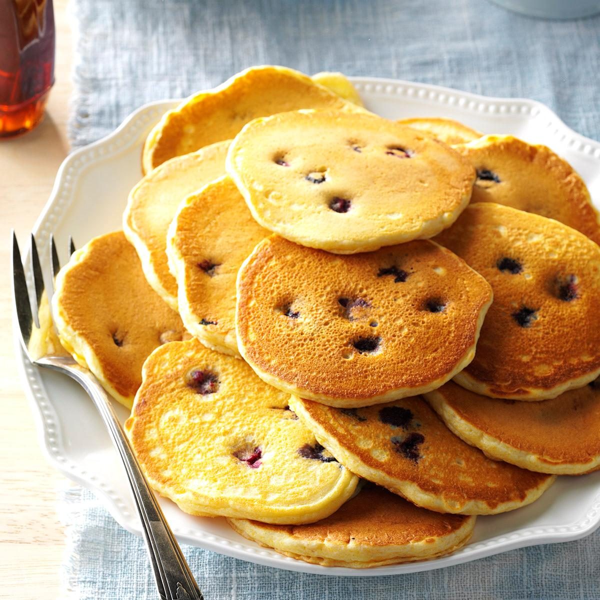 Cornmeal pancakes