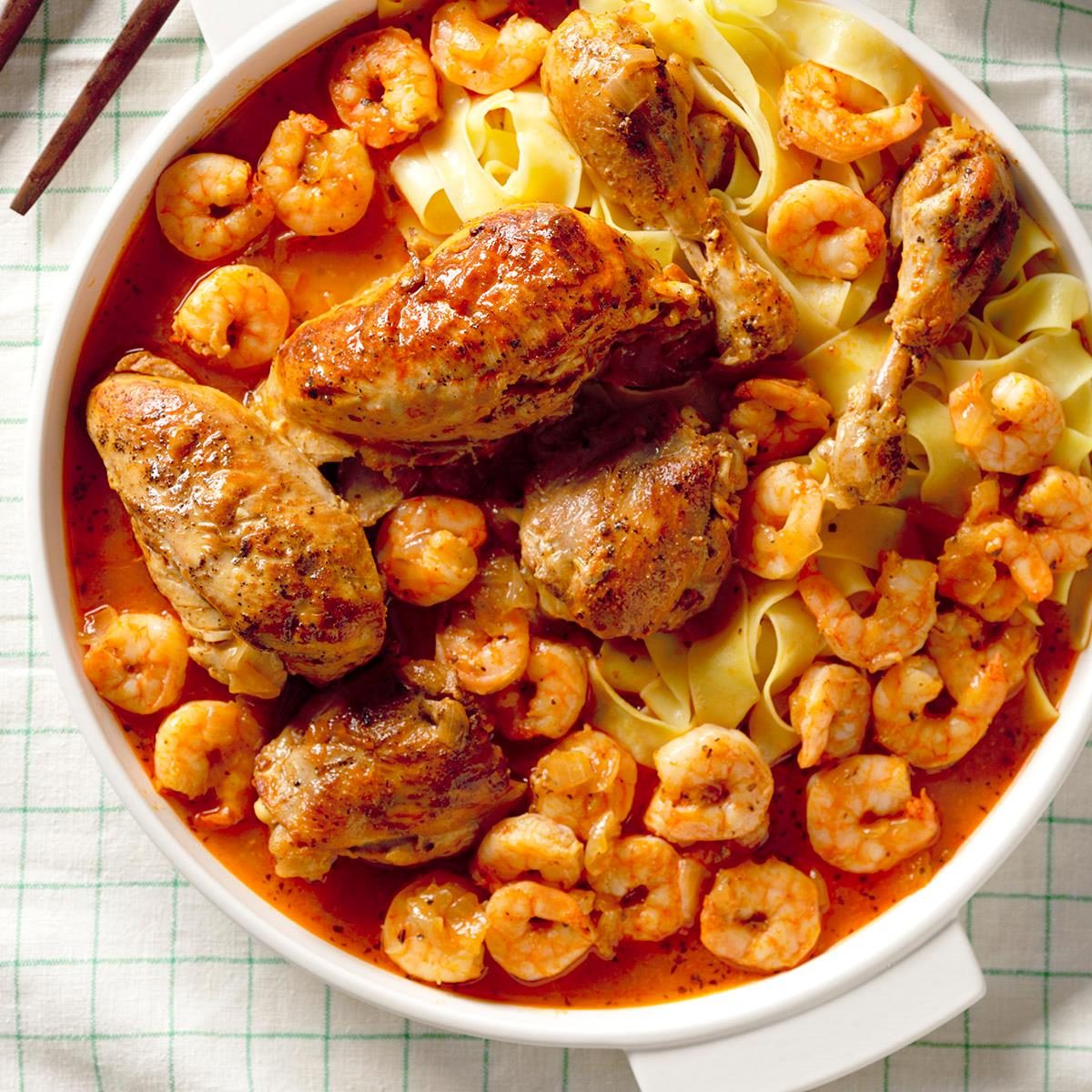 Instant Pot Herbed Chicken and Shrimp