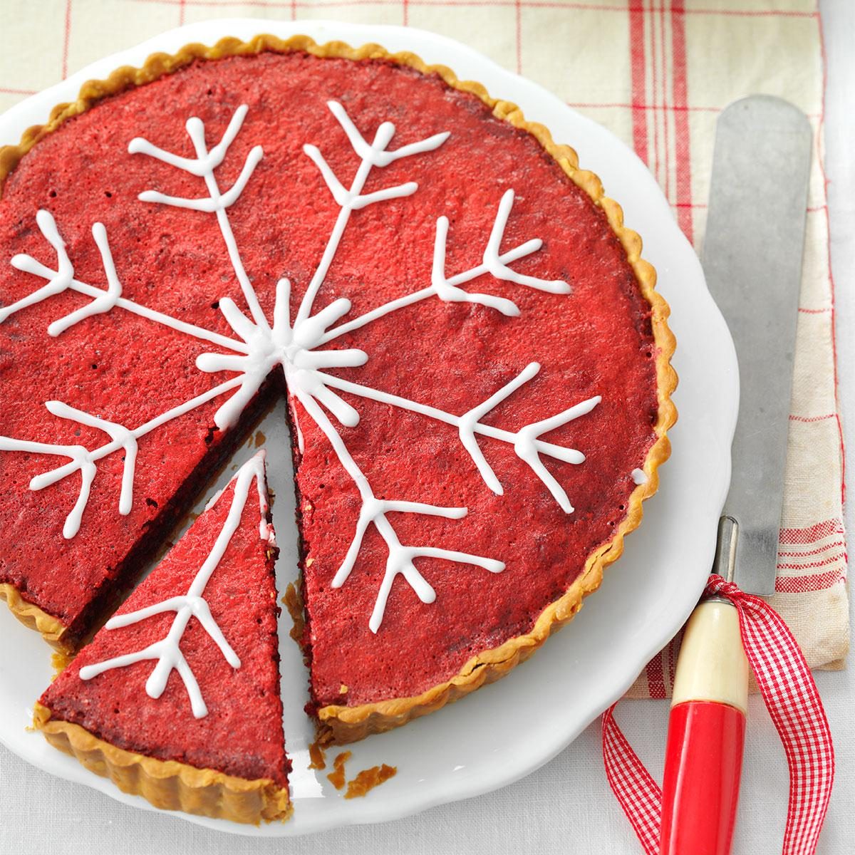 Raspberry Red Bakewell Tart
