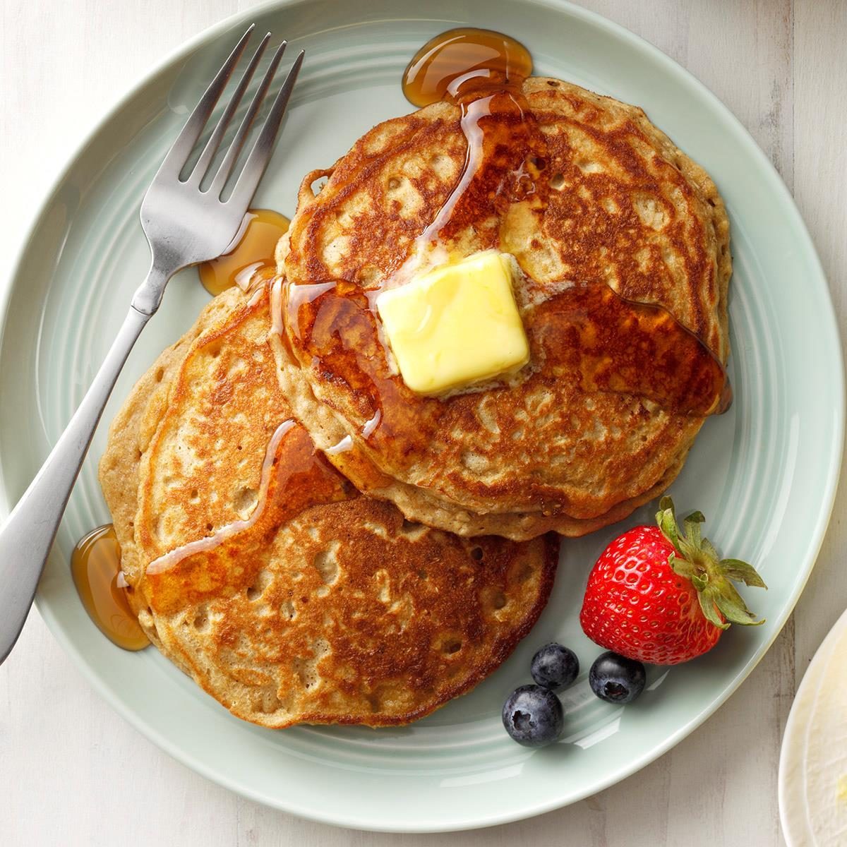 Brown sugar oatmeal pancakes