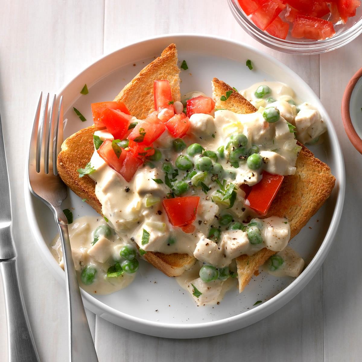 Open-Faced Turkey Sandwich