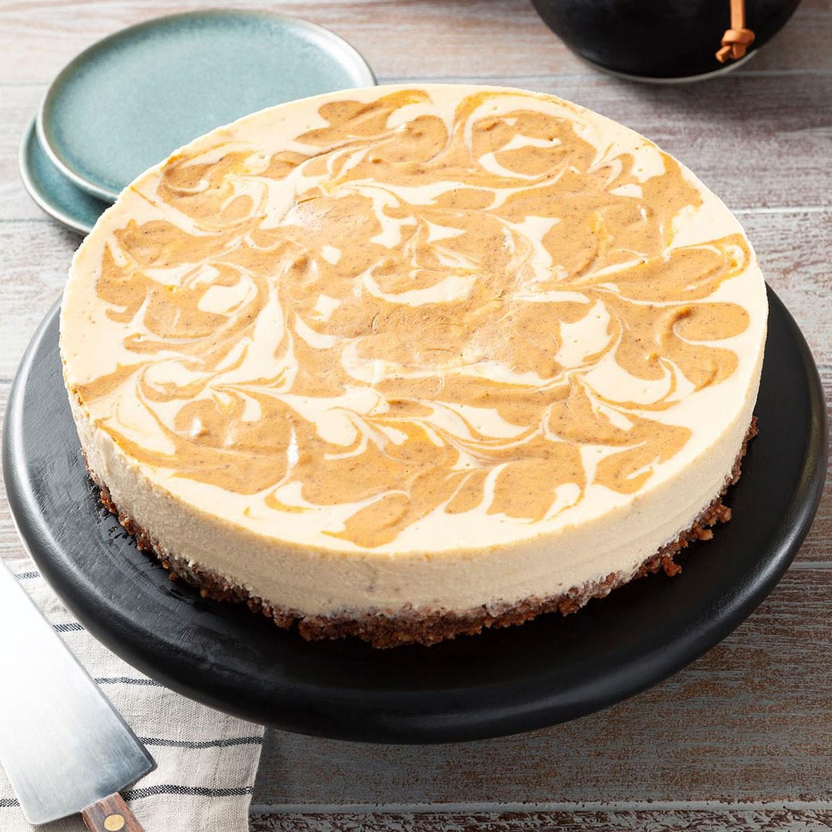 Pumpkin-Swirl Cheesecake