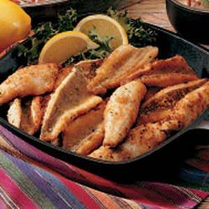 Cracker-Coated Fried Perch