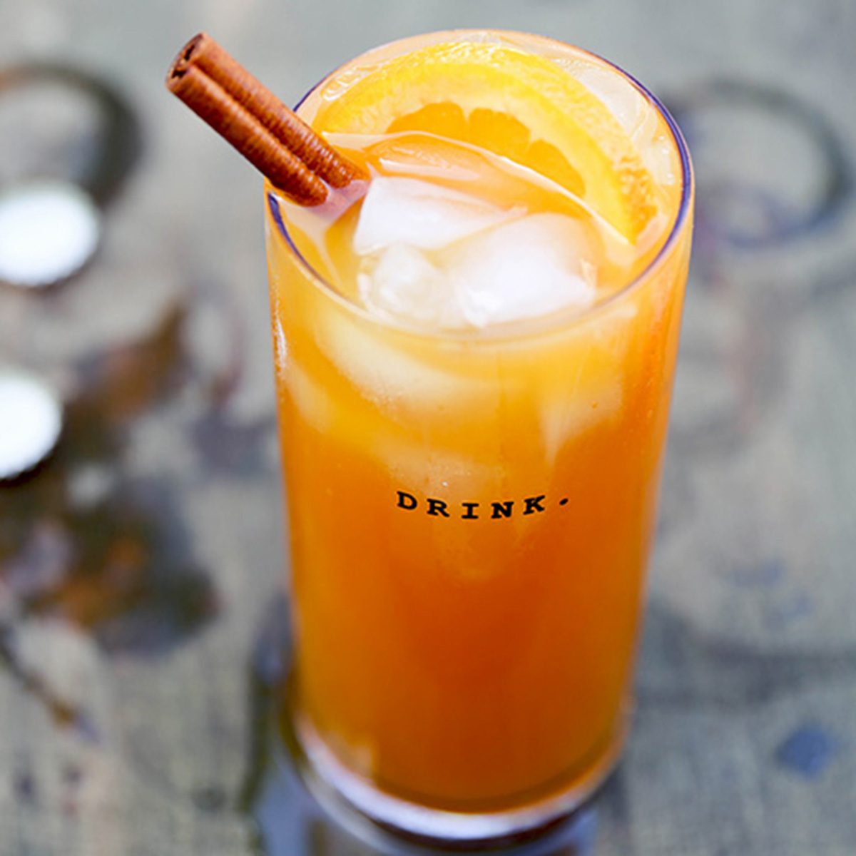 Pumpkin beer cocktail