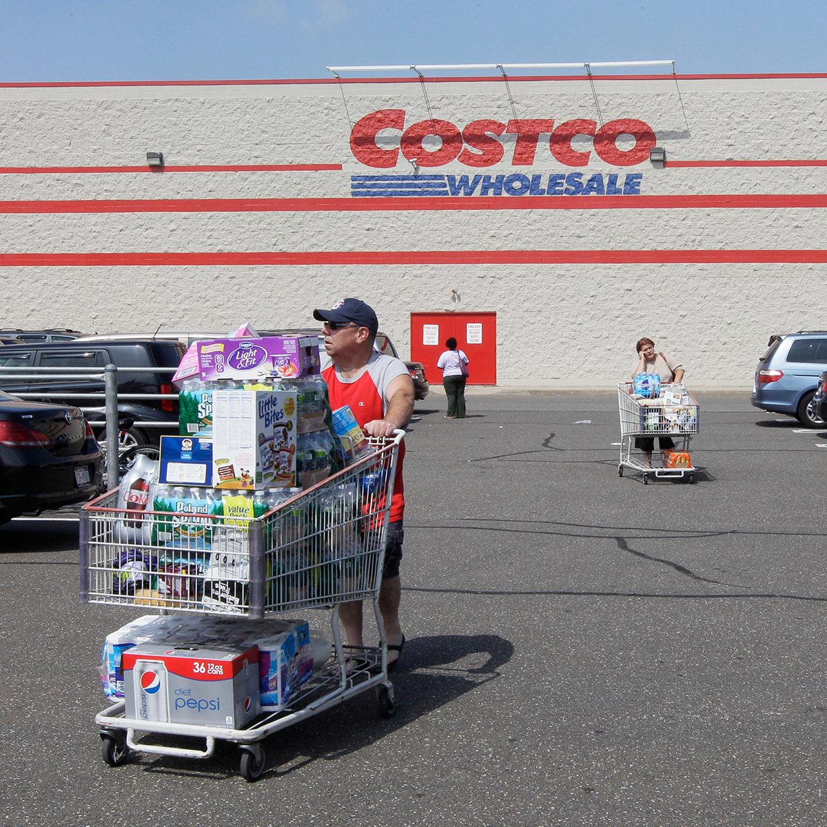 Costco parking lot