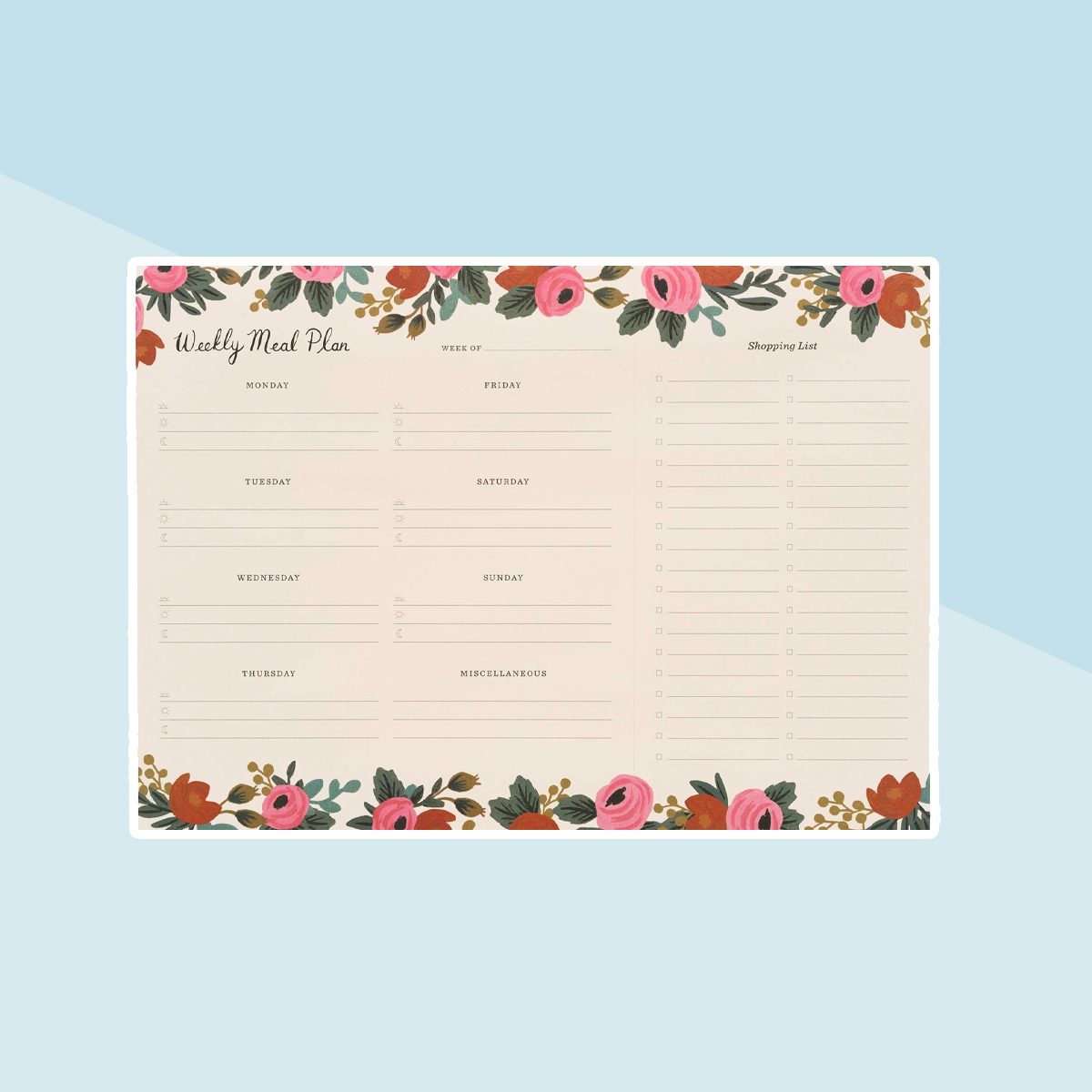 Weekly Meal Planner