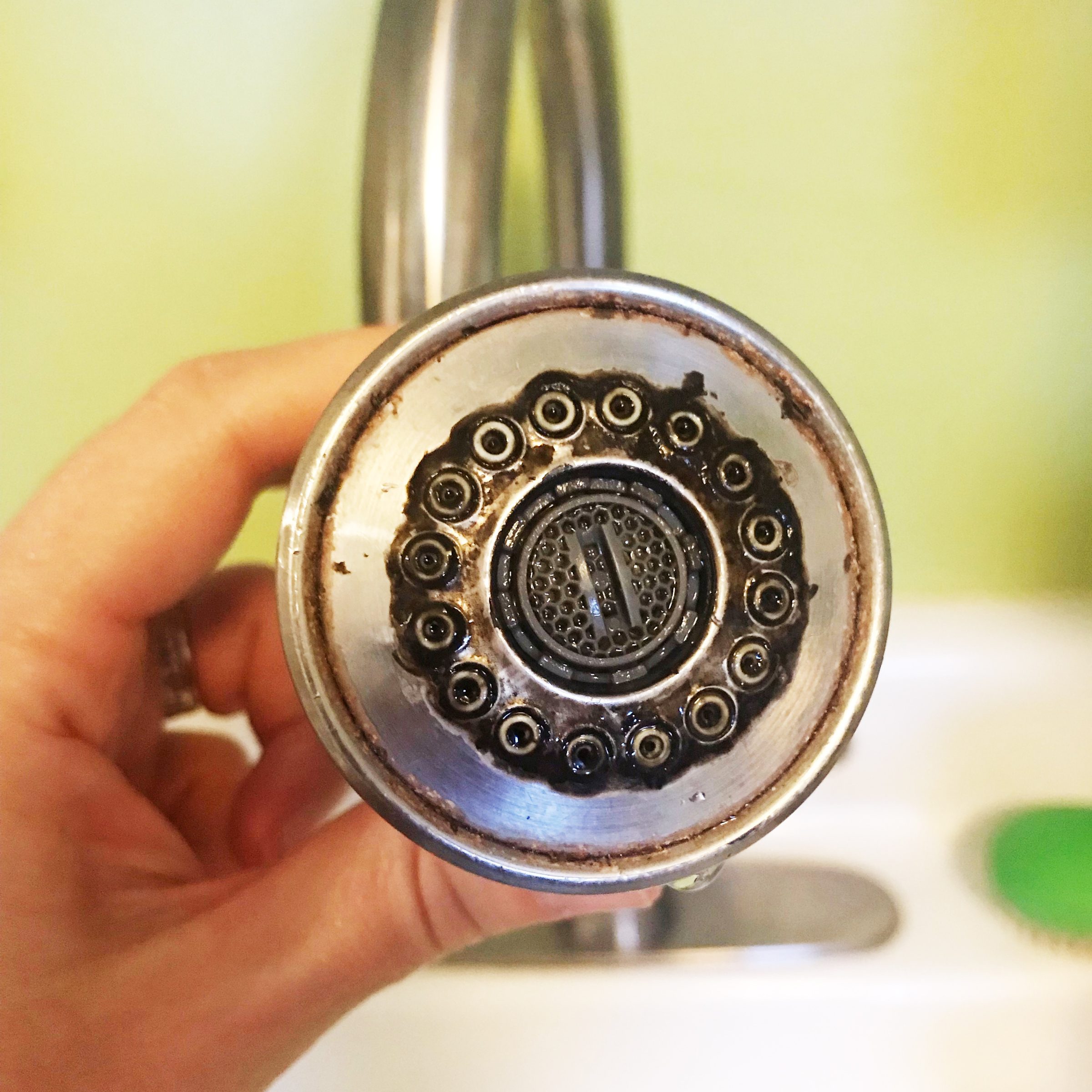 If You See Black Slime on a Faucet, This Is What It Is