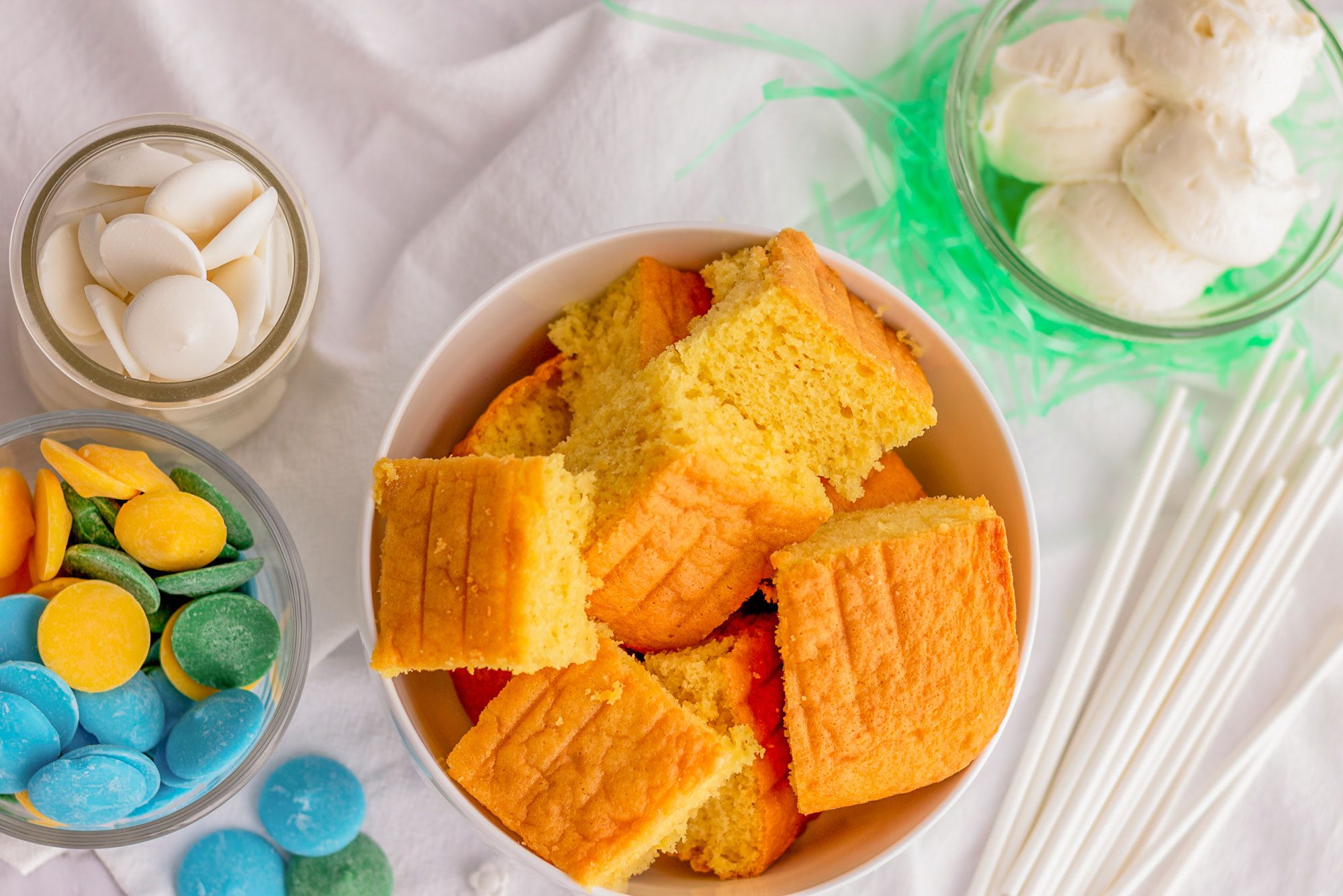 Ingredients for Easter Cake Pops