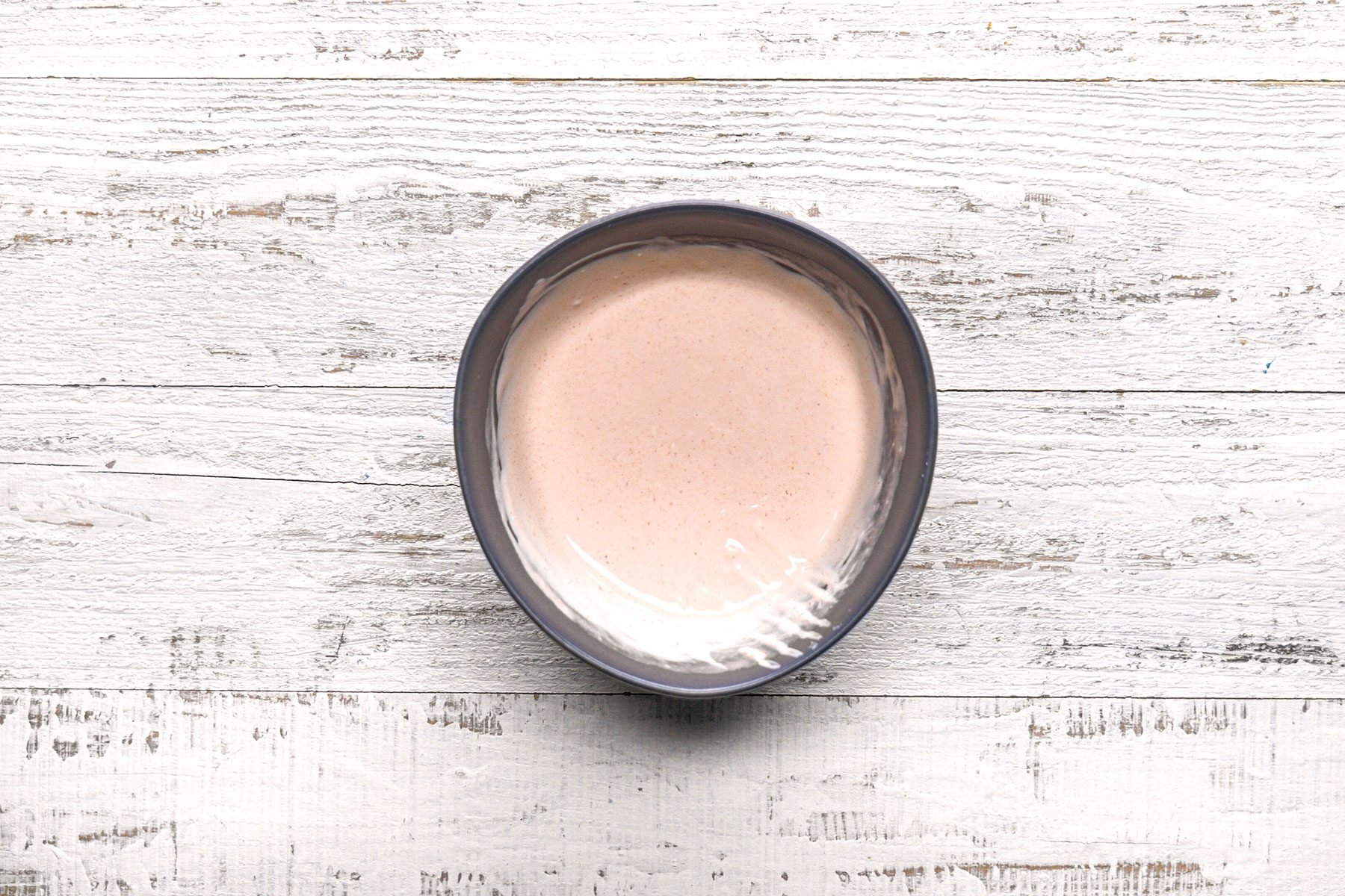 Sauce in small bowl