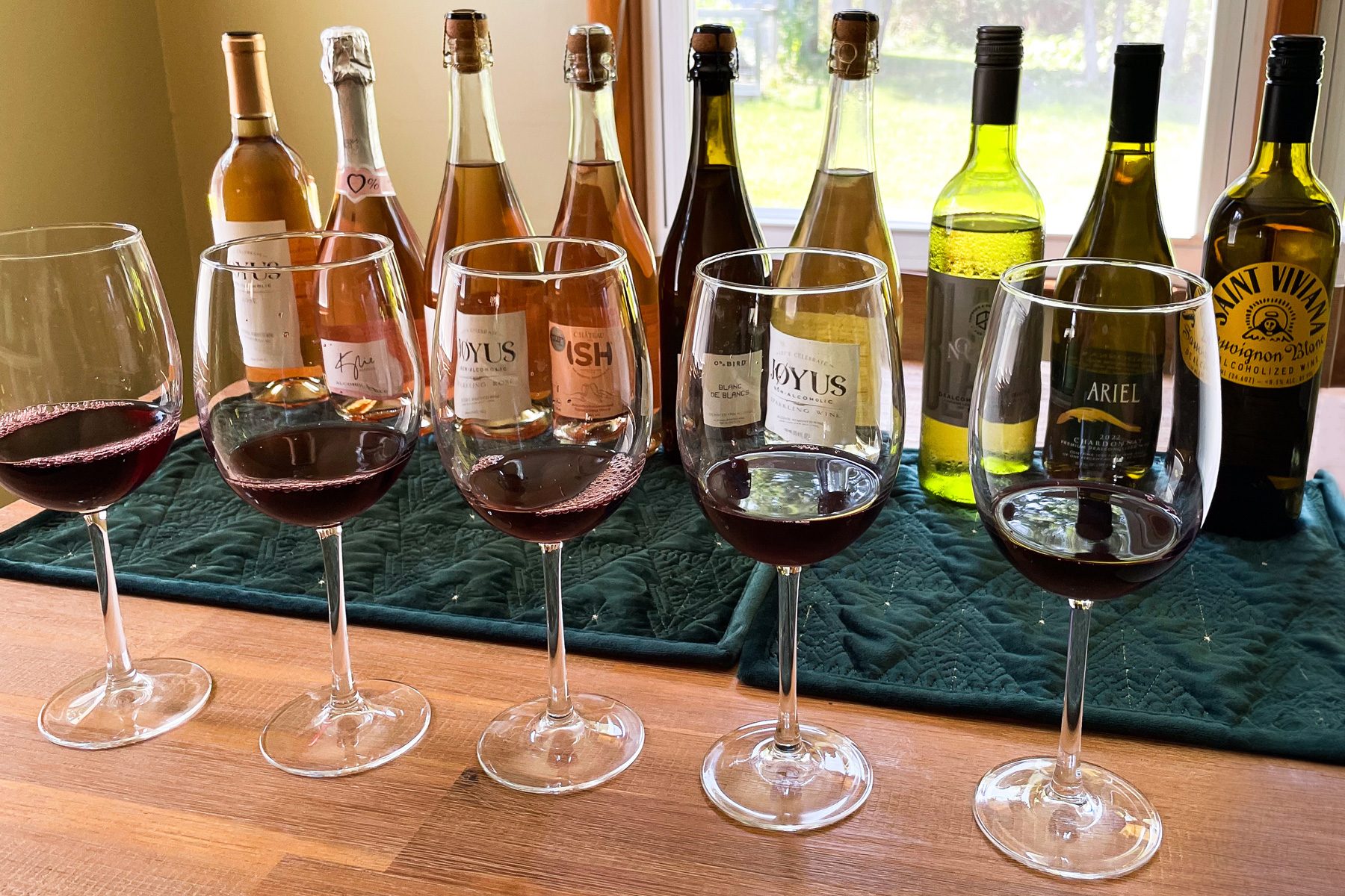 Non Alcoholic Wine Tasting