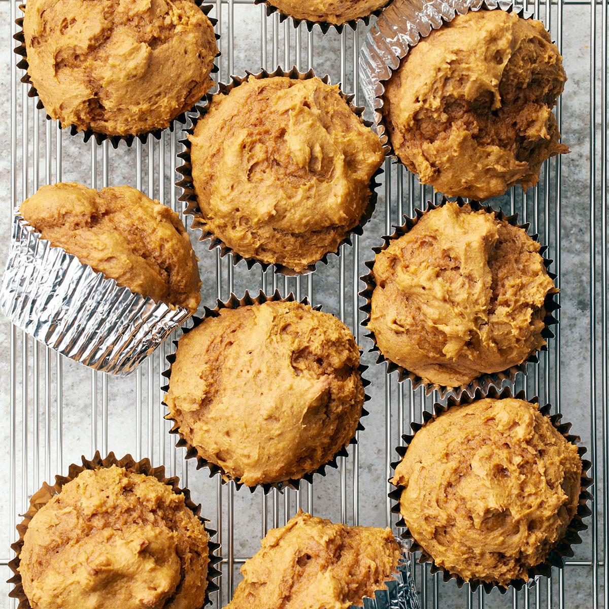 Pumpkin Muffins With Cake Mix
