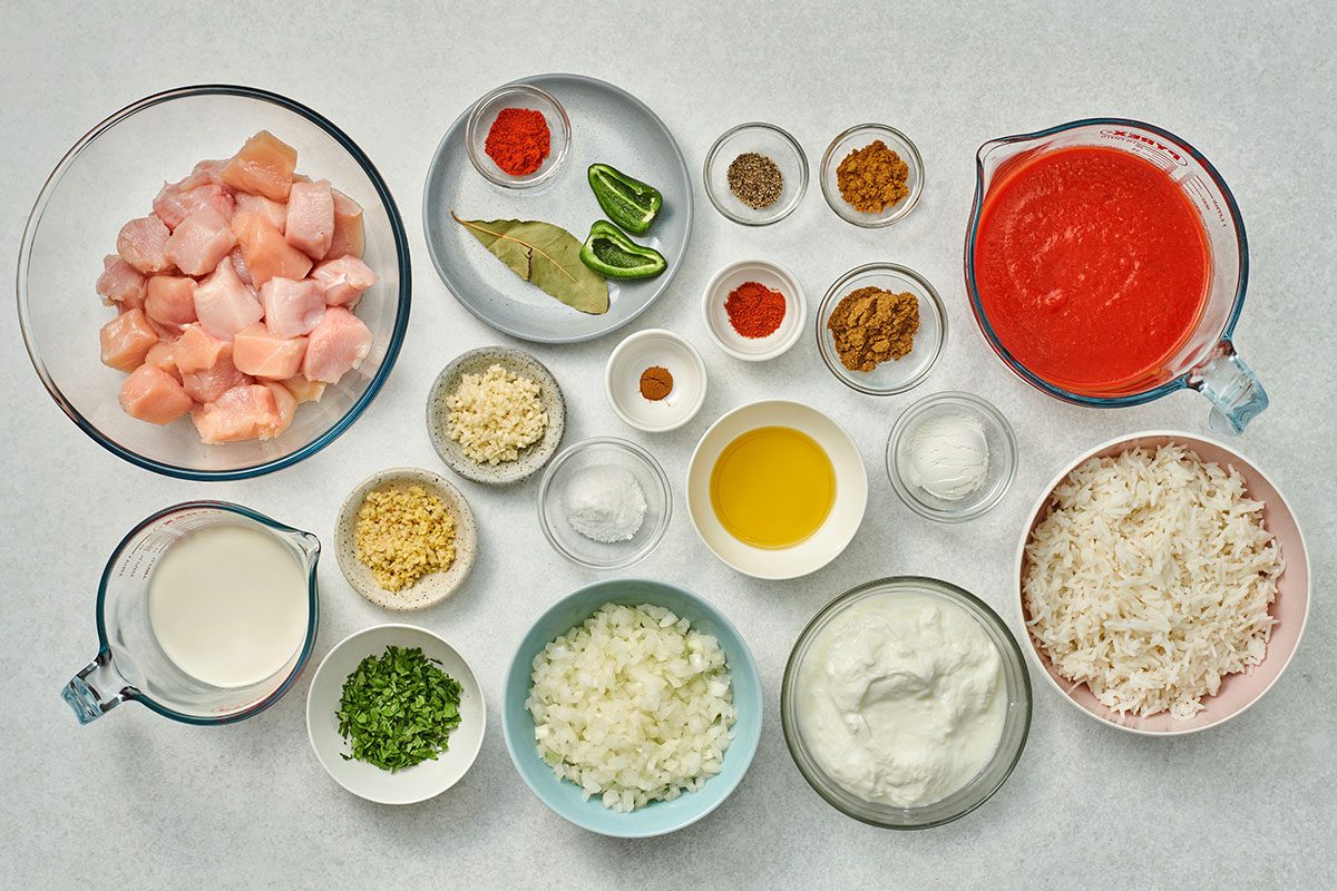 Ingredients for Chicken Tikka Masala