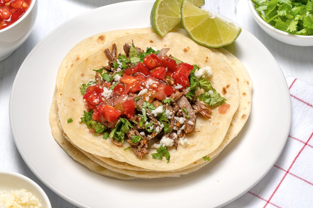 Barbacoa Tacos photo by Orly Catz for Taste of Home 