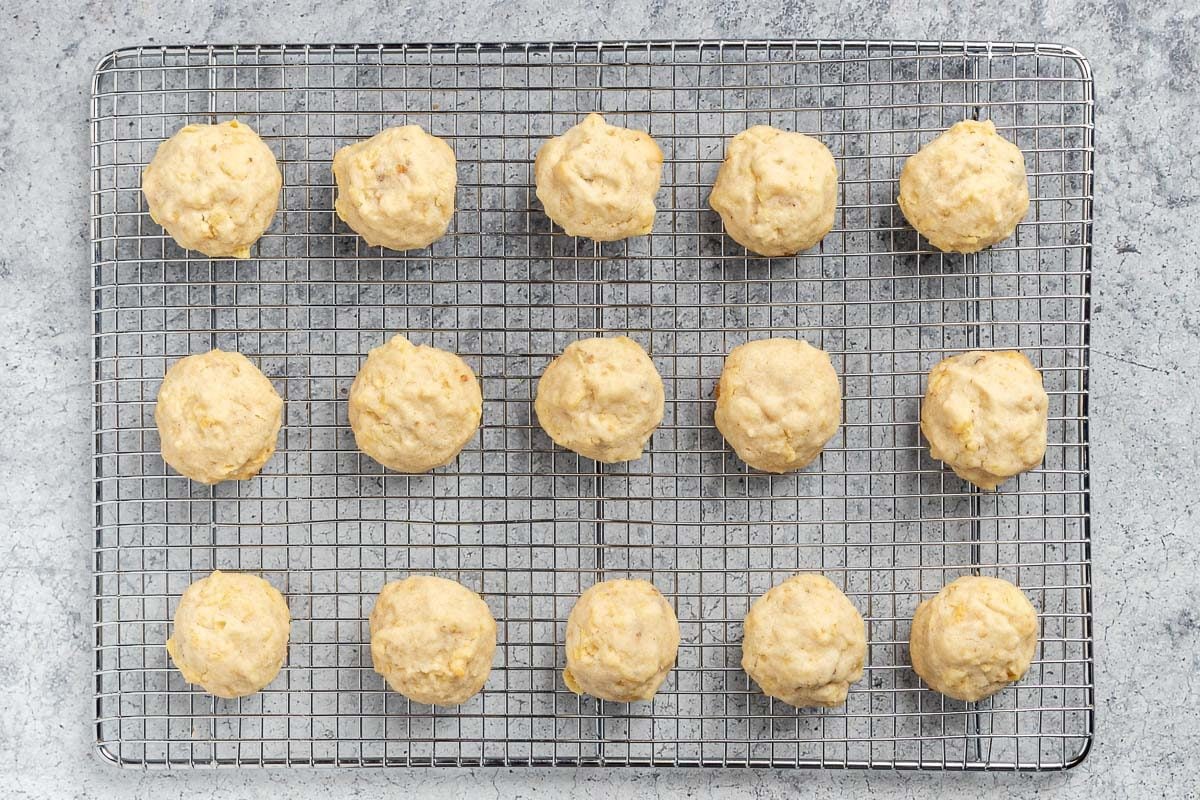 Potato Chip Cookies on a cooling rack