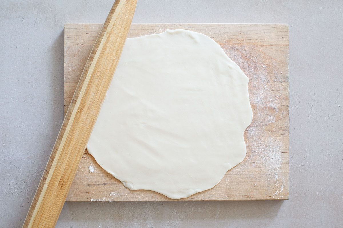 Rolling out dough