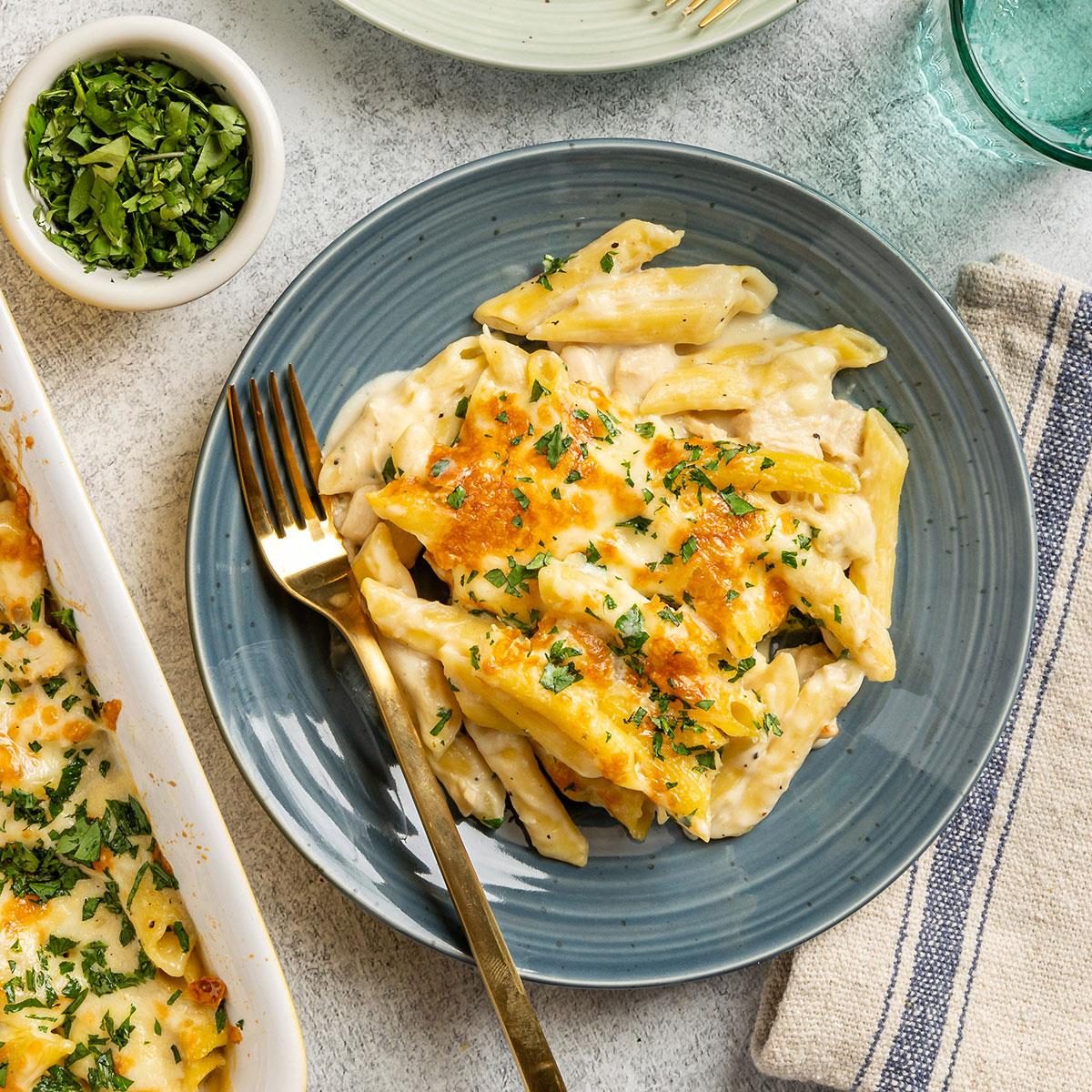 Chicken Alfredo Casserole