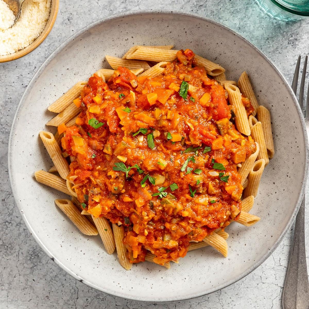 Mushroom Bolognese