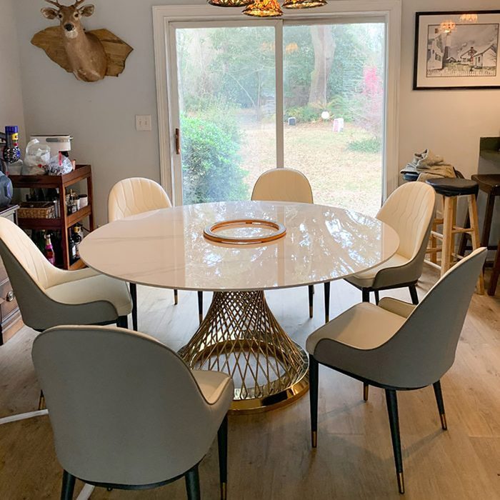 Round Sintered Stone Dining Table