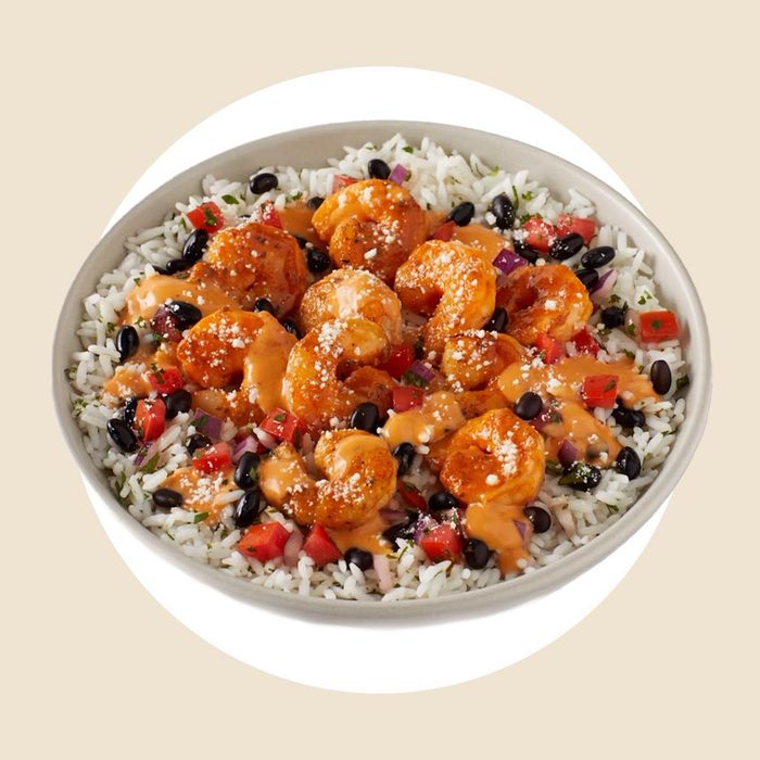 Qdoba Shrimp Bowl