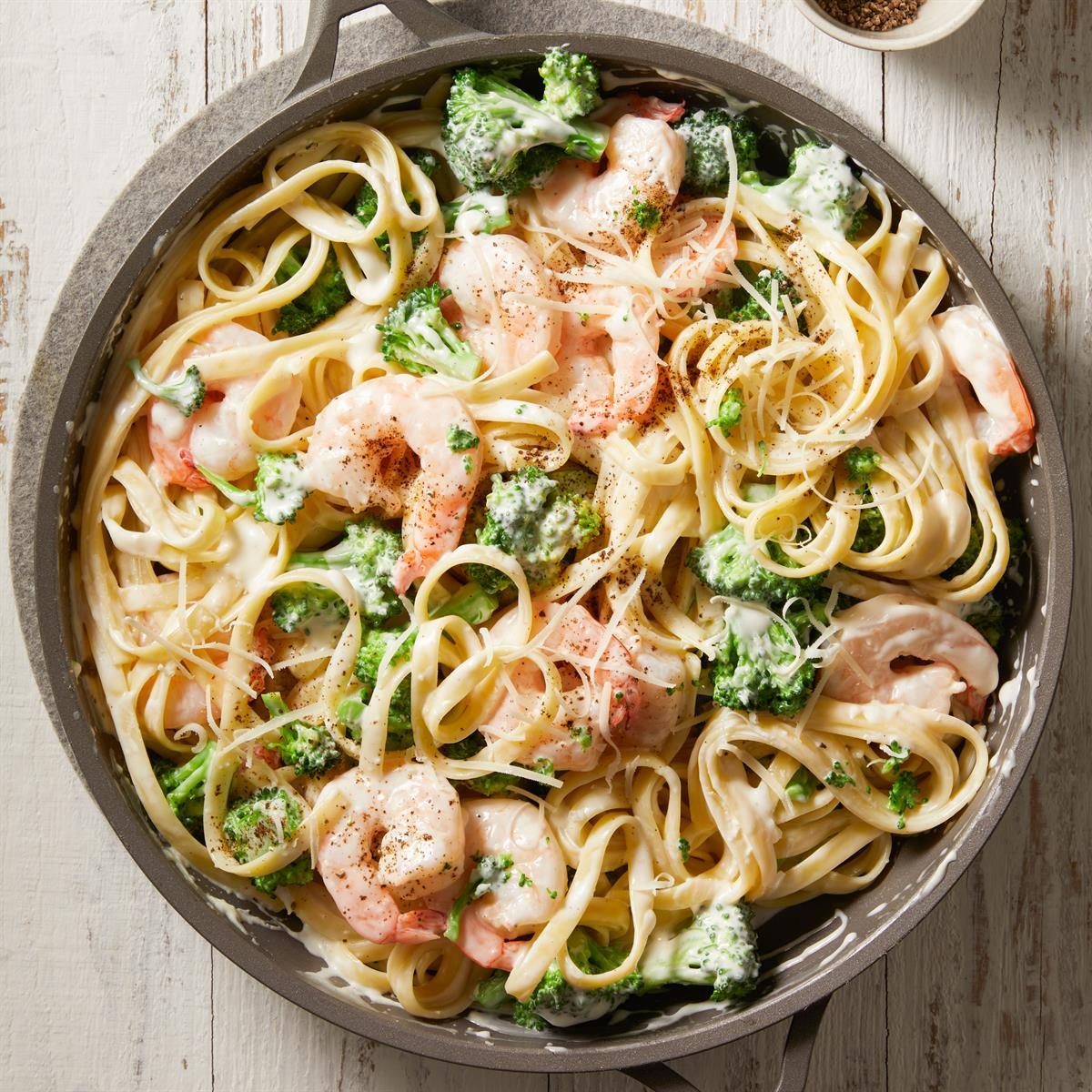 Broccoli Shrimp Alfredo