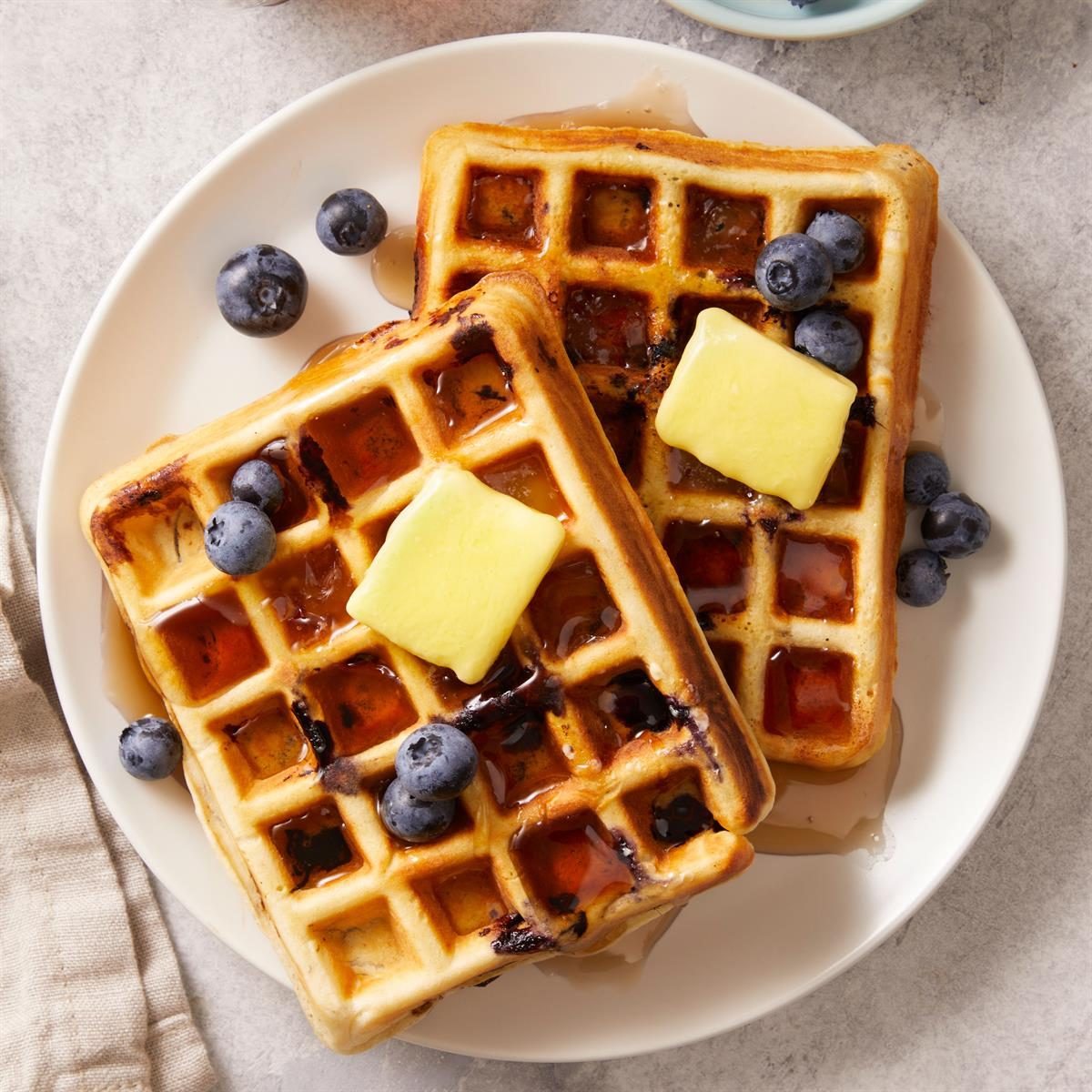 Blueberry Waffles