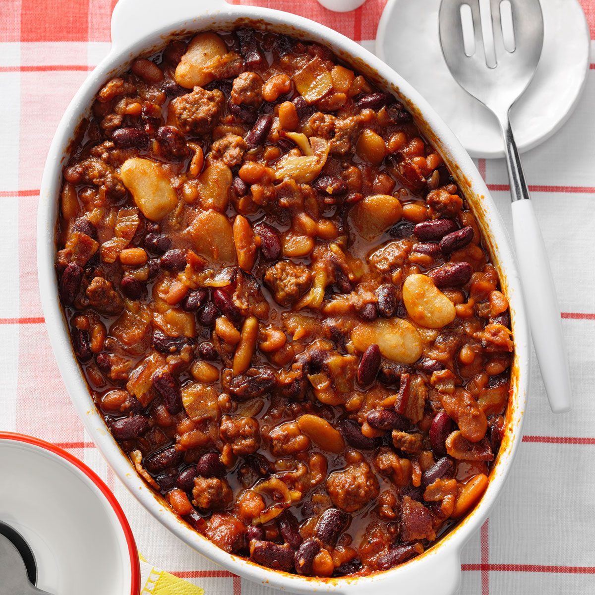 Three Bean Baked Beans